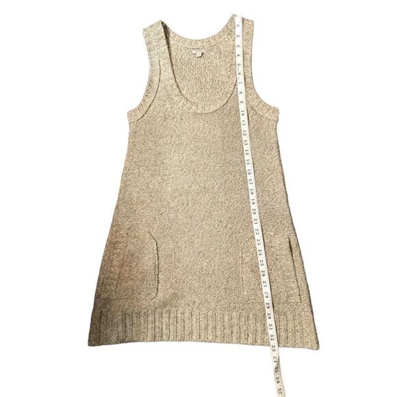 Rubbish vintage beige knitted raceback tank dress with front pockets - Picture 8 of 10